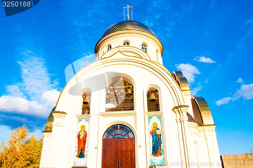 Image of Church in autumn