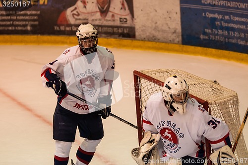 Image of Hockey with the puck 