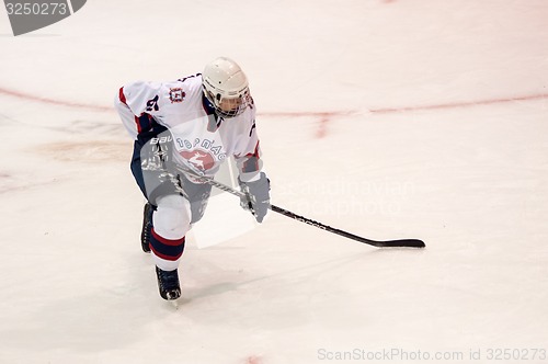 Image of Hockey with the puck, 