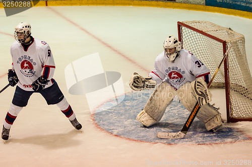 Image of Hockey with the puck 