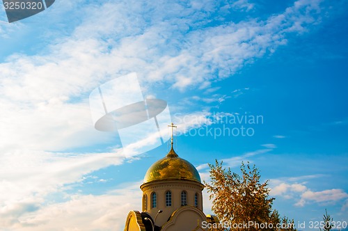 Image of Church in autumn