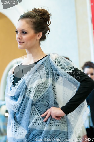 Image of The girl in the Orenburg downy shawl,