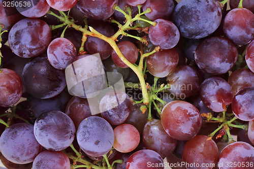 Image of red grapes background