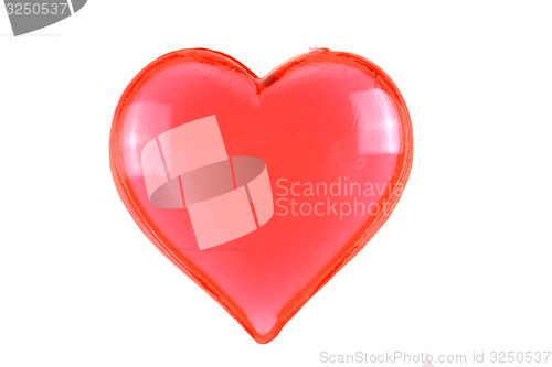 Image of red heart isolated