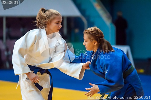 Image of Fighter girl in Judo