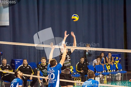 Image of The game of volleyball,