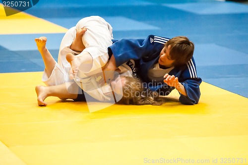 Image of Fighter girl in Judo