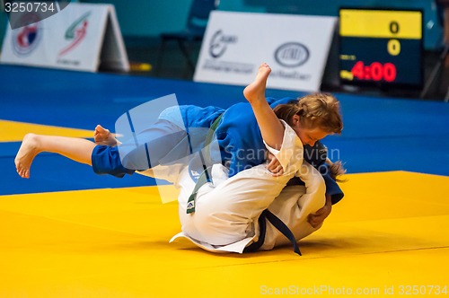 Image of Fighter girl in Judo