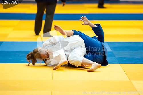 Image of Fighter girl in Judo