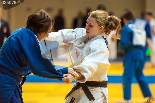 Image of Fighter girl in Judo