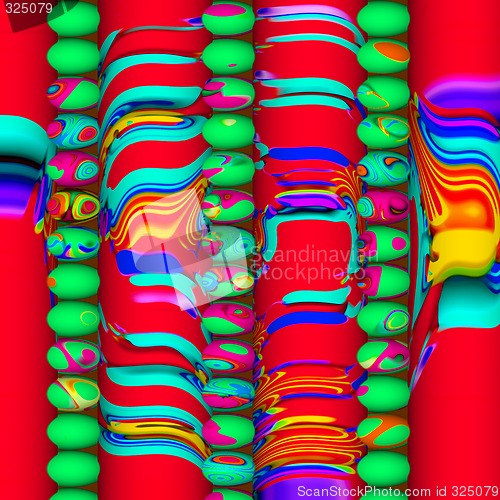 Image of Abstract 3d background