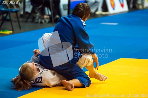 Image of Fighter girl in Judo