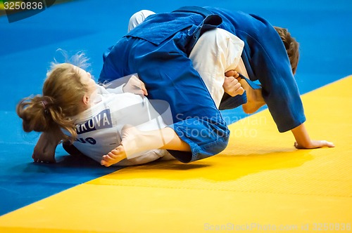 Image of Fighter girl in Judo