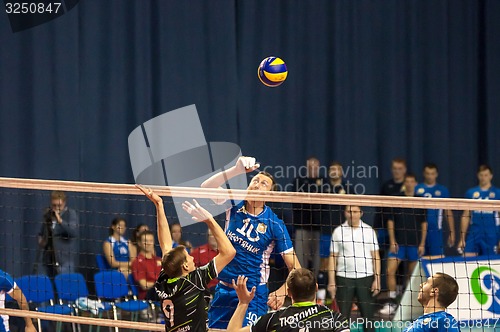 Image of The game of volleyball,