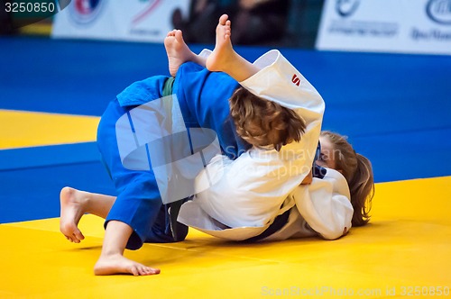 Image of Fighter girl in Judo