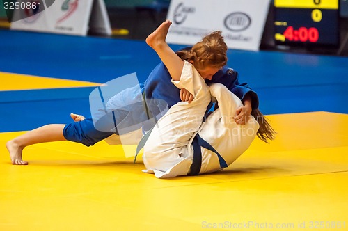 Image of Fighter girl in Judo