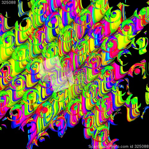 Image of Abstract 3d background