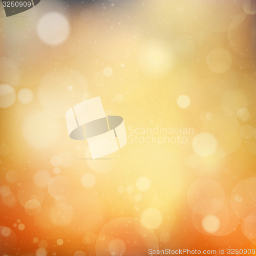 Image of Autumnal natural bokeh with sun. EPS 10