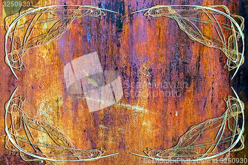 Image of Colored grunge iron background
