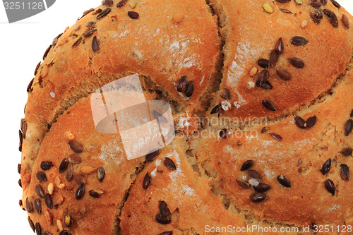 Image of czech bun as background