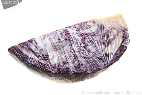 Image of red cabbage isolated