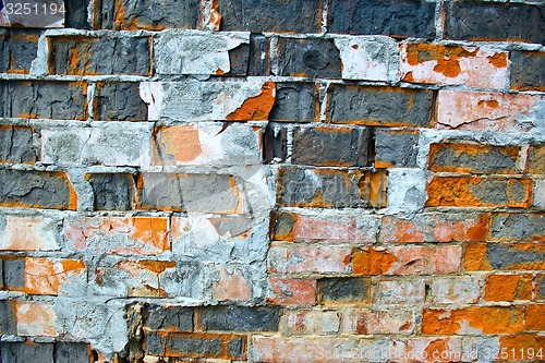 Image of Colored Brick Wall