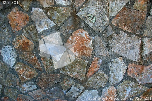 Image of Colored Brick Wall