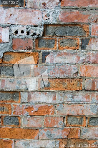 Image of Colored Brick Wall