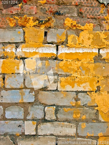 Image of colored brick wall texture