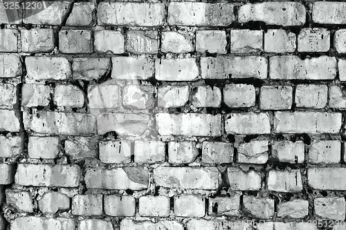 Image of Vintage white background brickwall