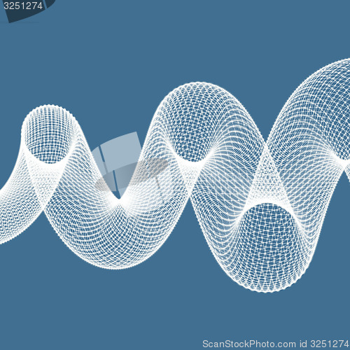 Image of Spiral. 3d vector illustration. 