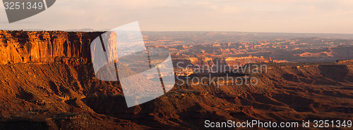 Image of Sunset Soda Springs Basin Green River Canyonlands National Park