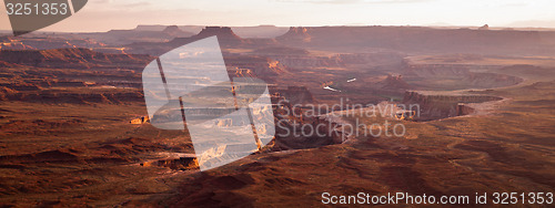 Image of Sunset Soda Springs Basin Green River Canyonlands National Park