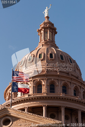 Image of Capital Building Austin Texas Government Building Blue Skies