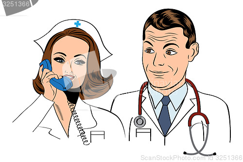 Image of doctor and nurse