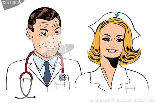 Image of doctor and nurse