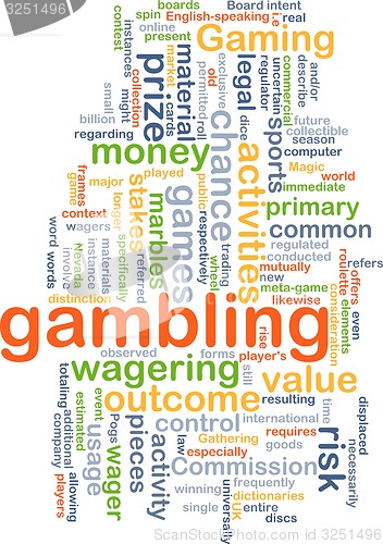 Image of Gambling background concept