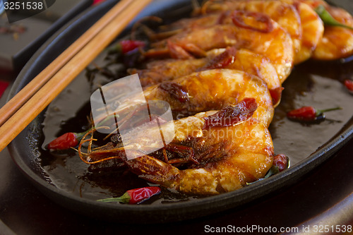 Image of Sizzling Asian Prawns