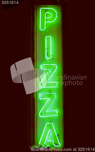 Image of Retro look Pizza sign