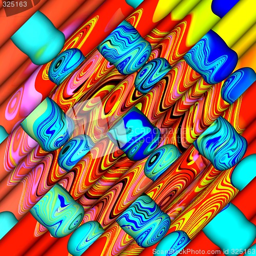 Image of Abstract 3d background