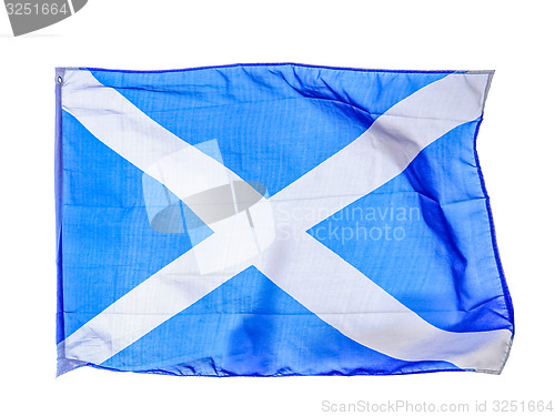 Image of Scotland UK flag isolated