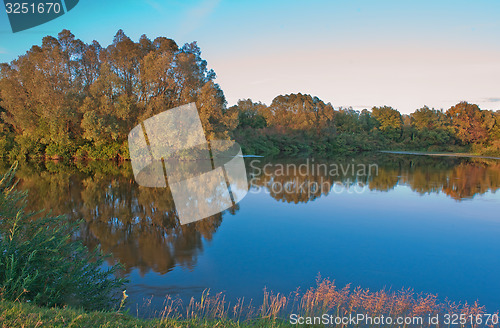 Image of Early misty morning near the river.