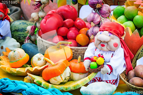 Image of Harvest vegetables sold at the fair