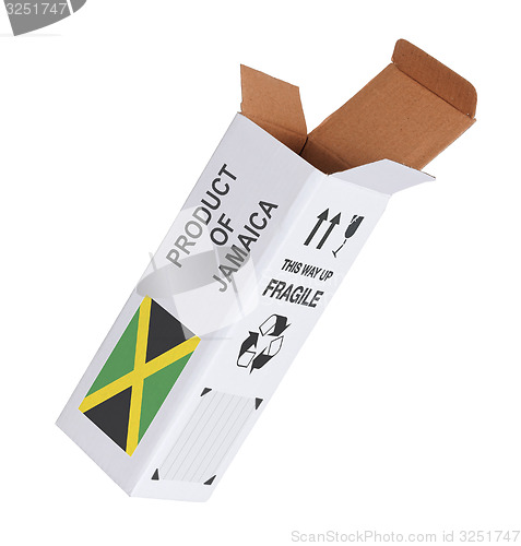 Image of Concept of export - Product of Jamaica