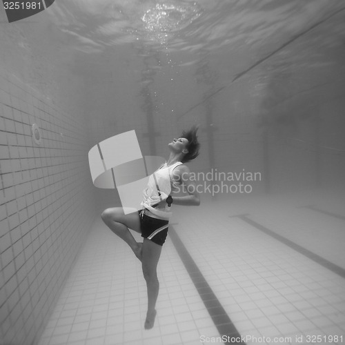 Image of Underwater in a pool