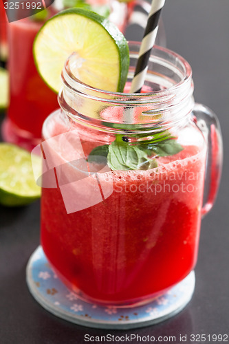 Image of Watermelon and lime drink