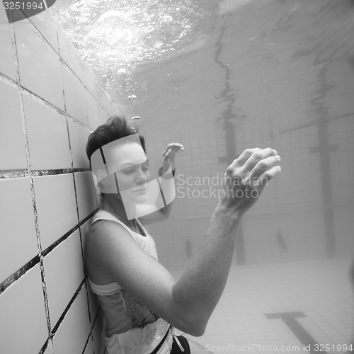 Image of Underwater in a pool