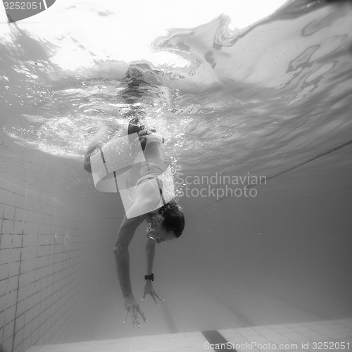 Image of Underwater in a pool