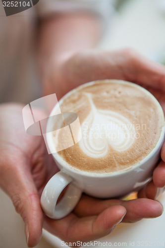 Image of Cup of delicious coffee