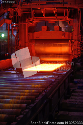 Image of hot steel